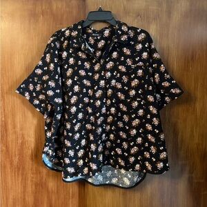 EUC Madewell Corduroy Daily Shirt in Homestead Bouquet Floral | Women’s Plus XXL